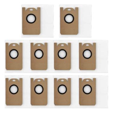 Imagem de Sacos de pó de substituição para iHome AutoVac Nova Self Empty iHRV14 iHRV6 Robot Aspirador inclui 10 sacos de vácuo
