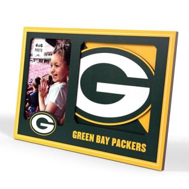 Imagem de YouTheFan Moldura com logotipo 3D NFL Green Bay Packers