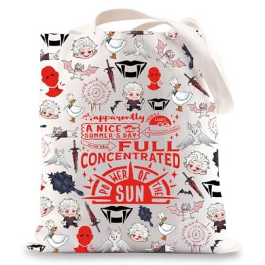 Imagem de JNIAP Bolsa de ombro BG3 Astarion High Elf Gifts Astarion Full Concentrated Power of the Sun, The Sun Tb, Large