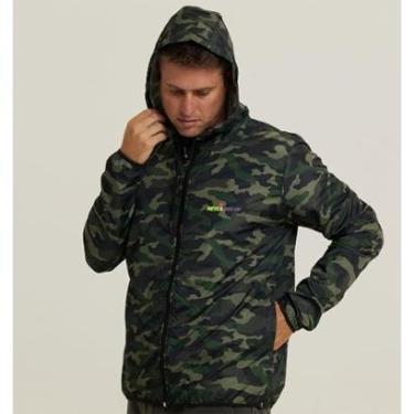 Imagem de Jaqueta Corta Vento Masculina Repelente a Água WSS Brasil Gym Never Give Up-Masculino