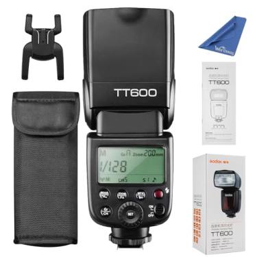 Imagem de GODOX TT600 Flash Externo Compatível com Canon/Nikon/Pentax/Olympus/Fuji e Outras Câmeras DSLR com Hotshoe Padrão, GN60 de Alta Saída, Suporte a Gatilho Sem Fio