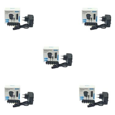 Imagem de Kit Com 5 Fontes Universal Câmera Segurança Telefone 3V 12