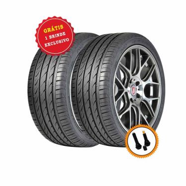 Imagem de Kit 2 Pneus Delinte Aro 15 195/65R15 DH2 91V + Válvulas