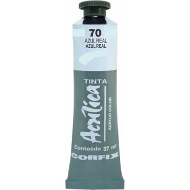 Imagem de Tinta Acrílica 37ml 070 Azul Real Corfix, 070 - AZUL REAL