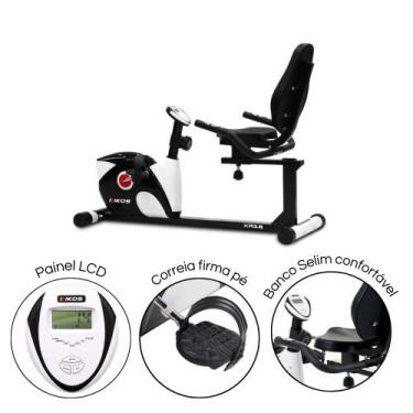 Imagem de Bicicleta Ergométrica Kikos KR3.8 Residêncial 8 Níveis de Esforço Disp