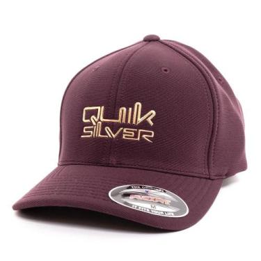 Imagem de Boné Quiksilver Aba Curva Omni Chrome Line WT25 Red Berry, M, Vermelho