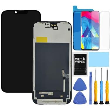 Imagem de ZTOOYO Kit de substituição de tela para iPhone 15 para iPhone 15 para iPhone 15 Display LCD digitalizador A2846 A3089 A3092 A3090 Touch Screen Assembly com ferramentas de reparo 15.5 cm preto