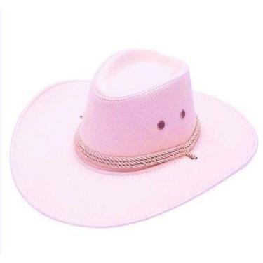 Imagem de Chapéu country cowboy australiano camurça qualidade premium - oem, Ros