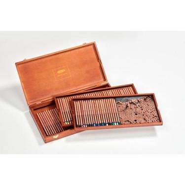 Imagem de Lápis de Cor Permanente Lightfast 100 Cores Estojo Madeira - Derwent, 