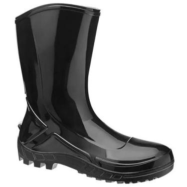 Imagem de Bota PVC C/C Preta Forrada Vulcaflex - Marluvas, 45