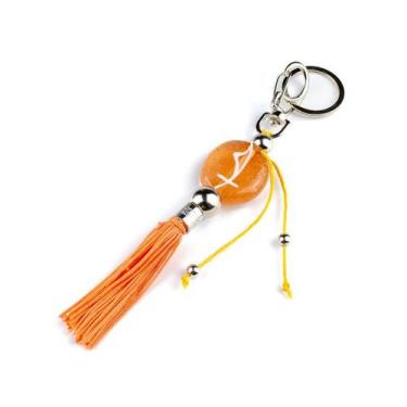 Imagem de Chaveiro Ewa Laranja em Murano 15 cm - Lua Mística - 100% Original - L