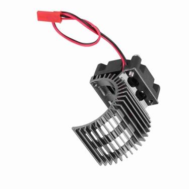 Imagem de RC Motor Heat Wet Com Ventilador de Resfriamento de 5V, Adequado para 1/10 de Carro Elétrico RC 540/550 Motor, Boa Dissipação de Calor (Preto)