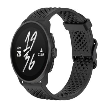 Imagem de Gheper Pulseira de substituição compatível com Suunto Race/Race S/Vertical/9 Peak Pro/9 Peak/5 Peak, acessório para smartwatch, de silicone macio, respirável, 22 mm