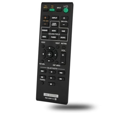 Imagem de Controle remoto de substituição RM-ANP114 RMANP114 compatível com Sony Sound Bar Soundbar Alto-falante Áudio Home Theater System HT-CT380 HT-CT780 1-492-737-11 149273711 HTCT770 HTCT370 HTCT380