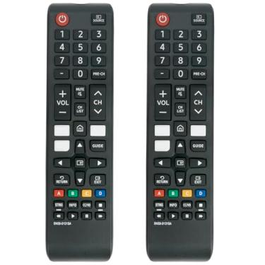 Imagem de Novo pacote com 2 controles remotos de substituição BN59-01315A compatíveis com Samsung BN59-01315J BN59-01315E para Smart TV Ultra HDTV 4K Crystal UHD 6/7/8/9/TU-7000 Series