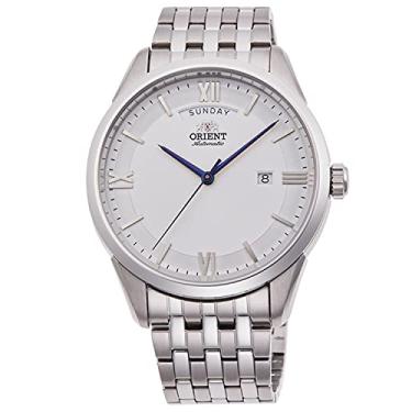 Imagem de Orient Relógio masculino contemporâneo automático com mostrador branco RA-AX0005S0HB