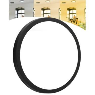 Imagem de Luminaria led plafon 3 cores 20w sobrepor teto 28cm bivolt - Onistek