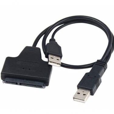 Imagem de Cabo Sata Info - Sata Para 2 Usb A Macho - 40cm
