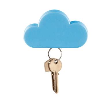 Imagem de Porta Chaves Magnético Nuvem Multiuso Azul
