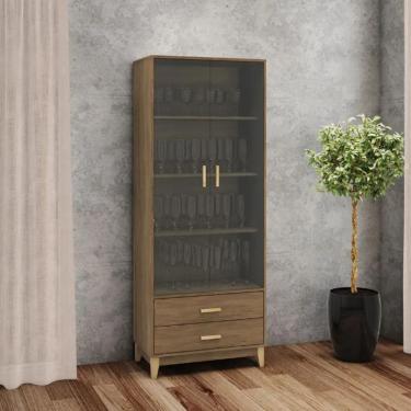 Imagem de Cristaleira Legno 2 Portas 2 Gavetas