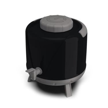 Imagem de Botijão Arezzo Garrafa Galão Térmico Com Torneira 5l Preto