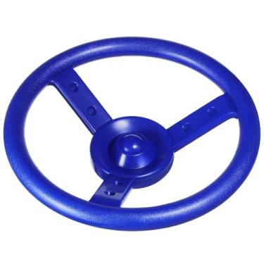 Imagem de Toyvian Mini Brinquedo De Volante De Carro: Acessórios De Volante De Plástico Crianças Navio Pirata Playground Ao Ar Livre Academia De Selva Casa Na Árvore No Quintal