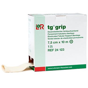 Imagem de Lohmann & Rauscher Tg Grip, Tamanho D, 7,5 Cm X 10 M, Bandagem Elástica De Compressão Tubular Para Suporte Leve E Confortável, Entorses, Distensões, Lesões Tecidos Moles, Meia Macia Suave A Pele