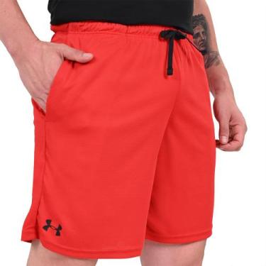 Imagem de Shorts de Treino Masculino Under Armour Tech Mesh, Vermelho, P