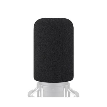 Imagem de SOULWIT Capa Protetora De Espuma Para Microfone Com Filtro Pop Hyperx Quadcast S, Conjunto Proteção Contra Vento Microfone, Alta Densidade - Preto