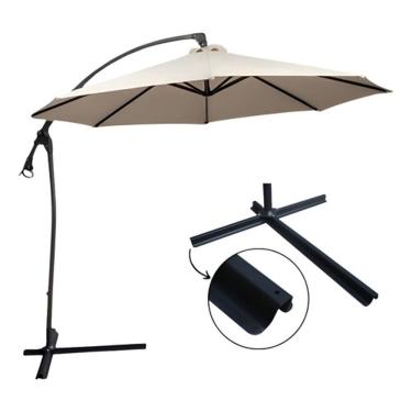 Imagem de Ombrelone Suspenso Premium Importway 3mt P/ Jardim & Piscina