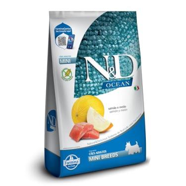 Imagem de N&D Ocean para Cães Adultos de Raças Mini e Pequenas Sabor Salmão e Melão 2,5Kg