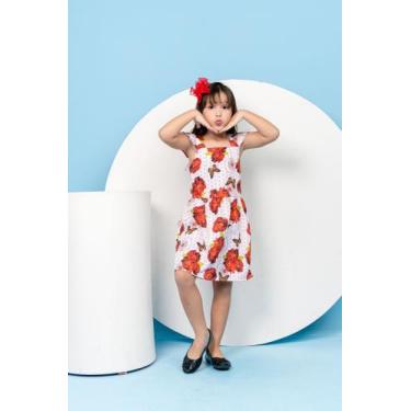 Imagem de Vestido infantil tecido crepe - Tysastore , Estampado, P