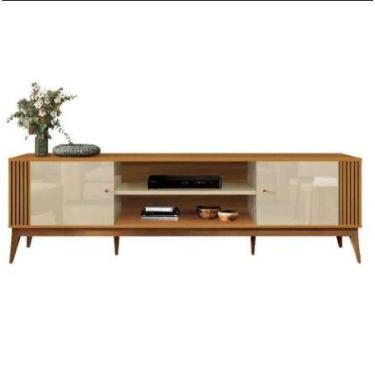 Imagem de Rack Legacy TV até 65 polegadas Edn Móveis of white Cedro - Edn moveis