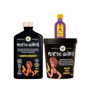 Imagem de Kit Lola Morte Súbita Sh 250ml + Masc 450ml + Pinga! Óleo Açaí e Praca