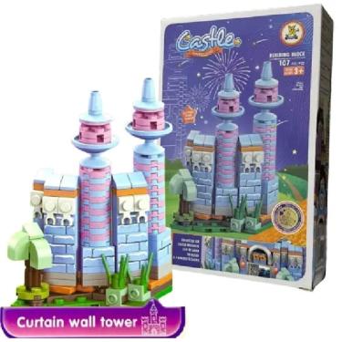 Imagem de Blocos de Montar Castelos Princesas COLECIONAVEL