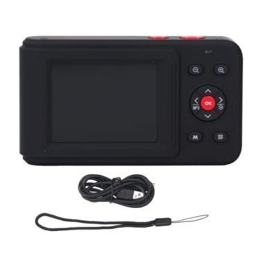 Imagem de Câmera digital 72mp 2.5k Vídeo Dual Câmera Compact 16x Câmera de selfie automática Zoom para reuniões de viagens Graduação (Preto)