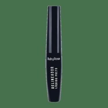 Imagem de Delineador liquido preto ruby rose hb 8406