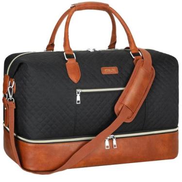 Imagem de Bolsa de fim de semana ITIEZY para mulheres, mochila de viagem com com