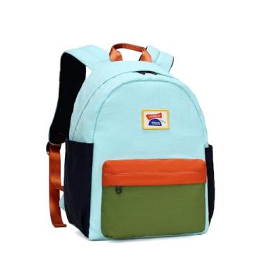 Imagem de willikiva Mochila infantil para escola meninos meninas adolescentes mochila impermeável jardim de infância pré-escola escola primária bolsa de viagem crianças (azul claro, verde, pequena)