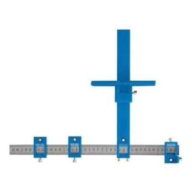 Imagem de Jig Gabarito Ferramenta Marcenaria Transferidor Furo Cavilha SA TOOLS 