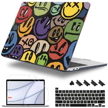 Imagem de Lepeoac Capa para MacBook Pro de 16 polegadas, versão 2019 2020, modelo A2141, capa rígida de plástico com capa de teclado e protetor de tela para MacBook Pro de 16 polegadas com Touch Bar e Touch ID