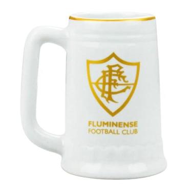 Imagem de Caneca Branca Porcelana 500ml Luxo - Fluminense TSP005BR-6-B