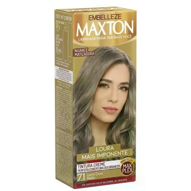 Imagem de Tinta de Cabelo Loura Imponente Loiro Cinza Médio Embelleze 7.1-Unissex