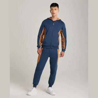 Imagem de Jaqueta Masculina Enfim Moletom Slim Azul G-Masculino