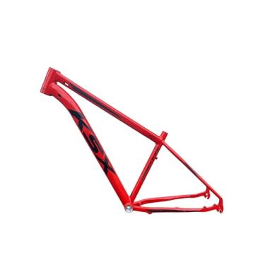 Imagem de Quadro KSX 100% Alumínio Liga 6061 Aro 29 Bicicleta Mountain Bike Cabeamento Interno Com Gancheira (VERMELHO (ADS PRETO), 15)