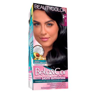 Imagem de Tintura Bela e Cor Sem Amônia 2.0 Preto