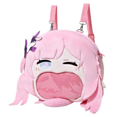 Imagem de Mochila de pelúcia SANMU Honkai Impact 3 Elysia Anime Big Mouth