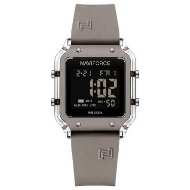 Imagem de Relógio Feminino Esportivo Multifuncional Digital 5atm A Prova D´agua Cinza