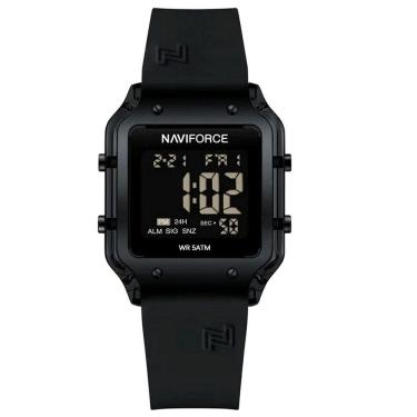 Imagem de Relógio Feminino Esportivo Multifuncional Digital 5atm A Prova D´agua Preto