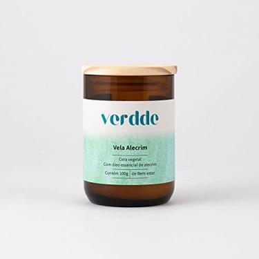 Imagem de Vela Vegetal com Óleo Essencial de Alecrim 100g